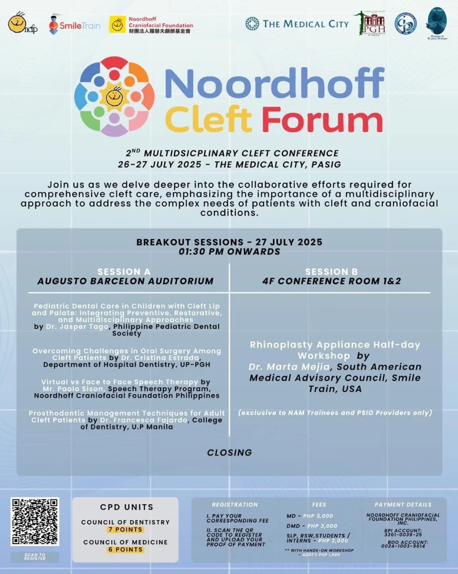 Noordhoff Cleft Forum 2025 2nd Multidisciplinary Cleft Conference  photo 3